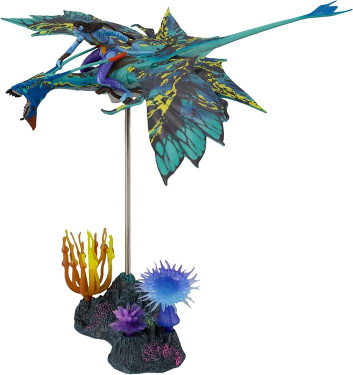 McFarlane - Figurine action de 6.3cm et 20cm  -  Disney Avatar  -  Banshee Rider Neytiri