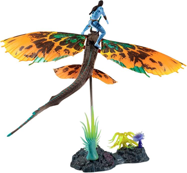 McFarlane - 6.3cm and 20cm action figure - Disney Avatar - Jake Sully & Skimwing