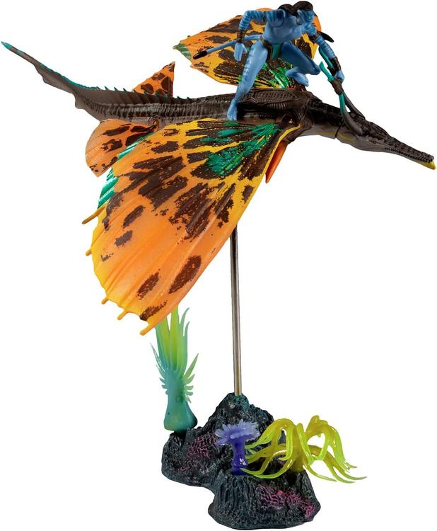 McFarlane - 6.3cm and 20cm action figure - Disney Avatar - Jake Sully & Skimwing