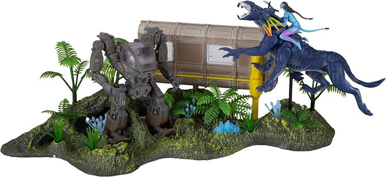 McFarlane - Figurine action de 6.3cm dans le monde de Pandora  -  Disney Avatar  -  Shack site battle
