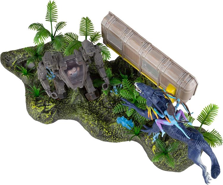 McFarlane - Figurine action de 6.3cm dans le monde de Pandora  -  Disney Avatar  -  Shack site battle