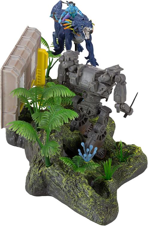 McFarlane - Figurine action de 6.3cm dans le monde de Pandora  -  Disney Avatar  -  Shack site battle