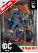 McFarlane - DC Direct - Figurine DC de 17.8cm  -  DC The Flash Comic inclus  -  Captain Cold