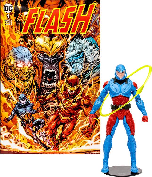 McFarlane - DC Direct - Figurine DC de 17.8cm  -  DC The Flash Comic inclus  -  The Atom