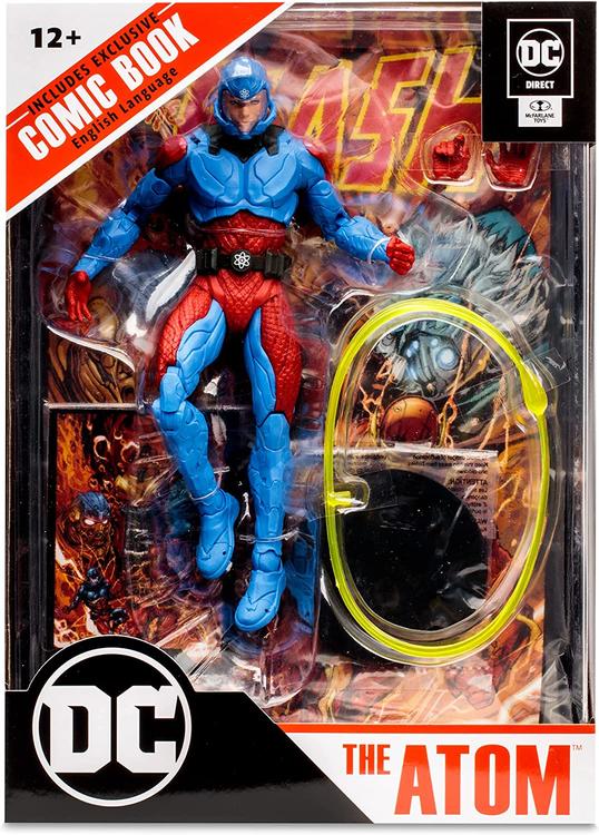 McFarlane - DC Direct - Figurine DC de 17.8cm  -  DC The Flash Comic inclus  -  The Atom