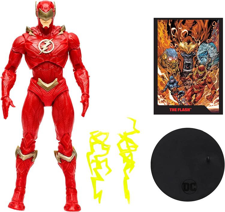 McFarlane - DC Direct - Figurine DC de 17.8cm  -  DC The Flash Comic inclus  -  The Flash