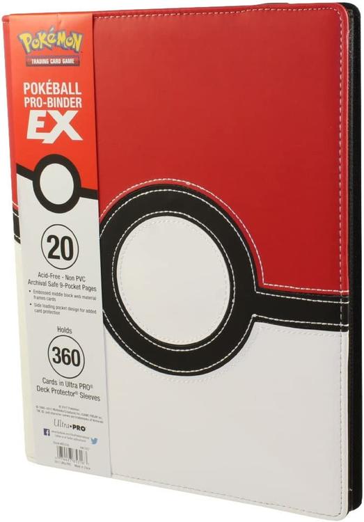 Ultra Pro - 18-Pocket Pro Premium Portfolio - 360 Slots - Pokémon - Pokéball