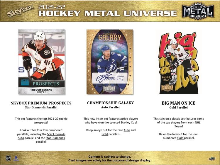 Upper Deck - Booster Hobby - 2021-22 Metal Univers Skybox Hockey