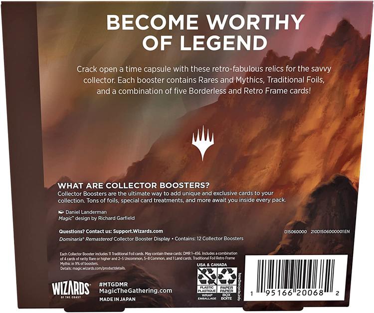 Magic The Gathering - Collector Boosters  -  Dominaria Remastered