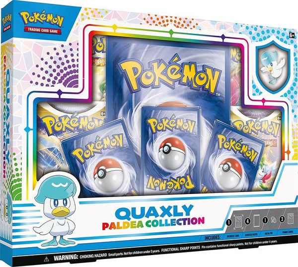 Pokémon - Boîte de Paldea collection avec épinglette  -  Quaxly
