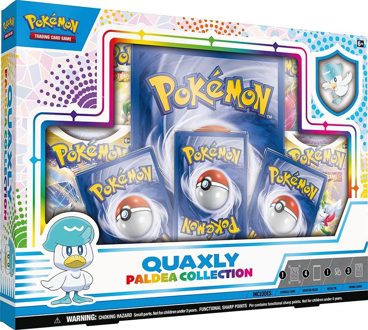 Pokémon - Boîte de Paldea collection avec épinglette  -  Quaxly
