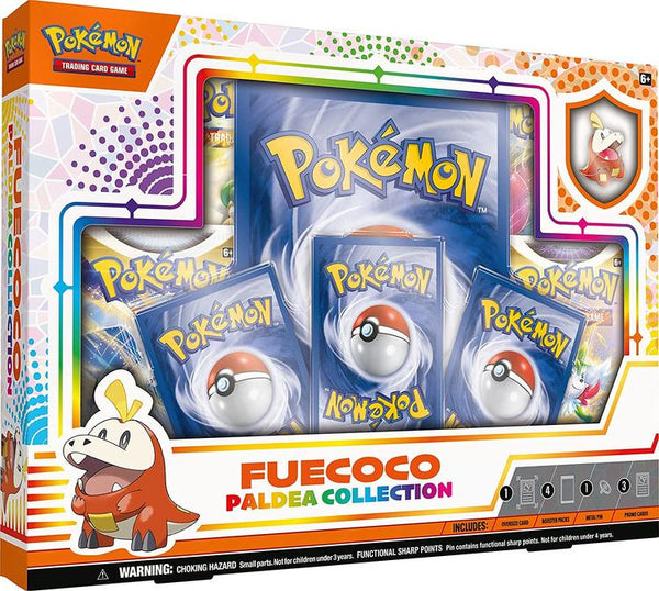 Pokémon - Boîte de Paldea collection avec épinglette  -  Fuecoco