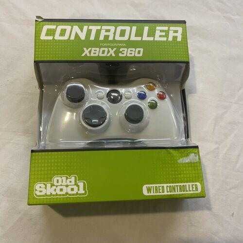 Old Skool - Wired Controller for Xbox 360 - White