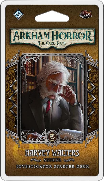 ARKHAM HORROR - THE CARD GAME - HARVEY WALTERS - INVESTIGATOR STARTER DECK ( VA )