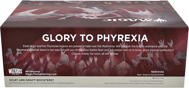 Magic The Gathering - Draft Boosters  -  Phyrexia all will be one