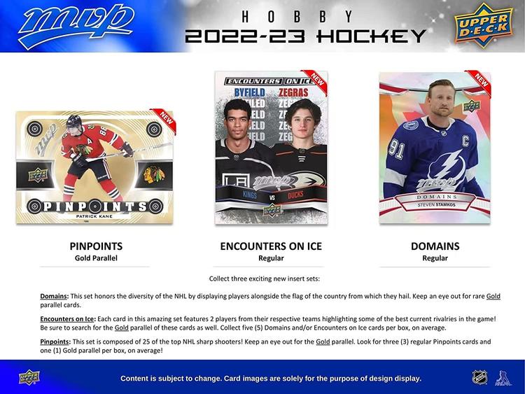 Upper Deck - Booster Hobby - MVP 2022-23 Hockey