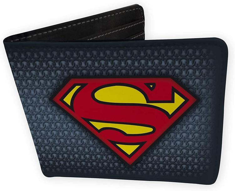 ABYstyle - Coffret cadeau  comprenant un portefeuille à deux volets et un Porte-clés  -  DC comic Superman