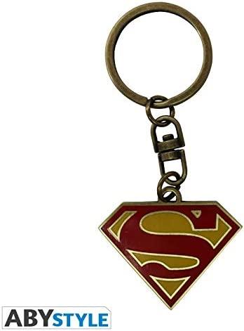 ABYstyle - Coffret cadeau  comprenant un portefeuille à deux volets et un Porte-clés  -  DC comic Superman