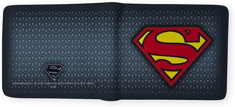 ABYstyle - Coffret cadeau  comprenant un portefeuille à deux volets et un Porte-clés  -  DC comic Superman
