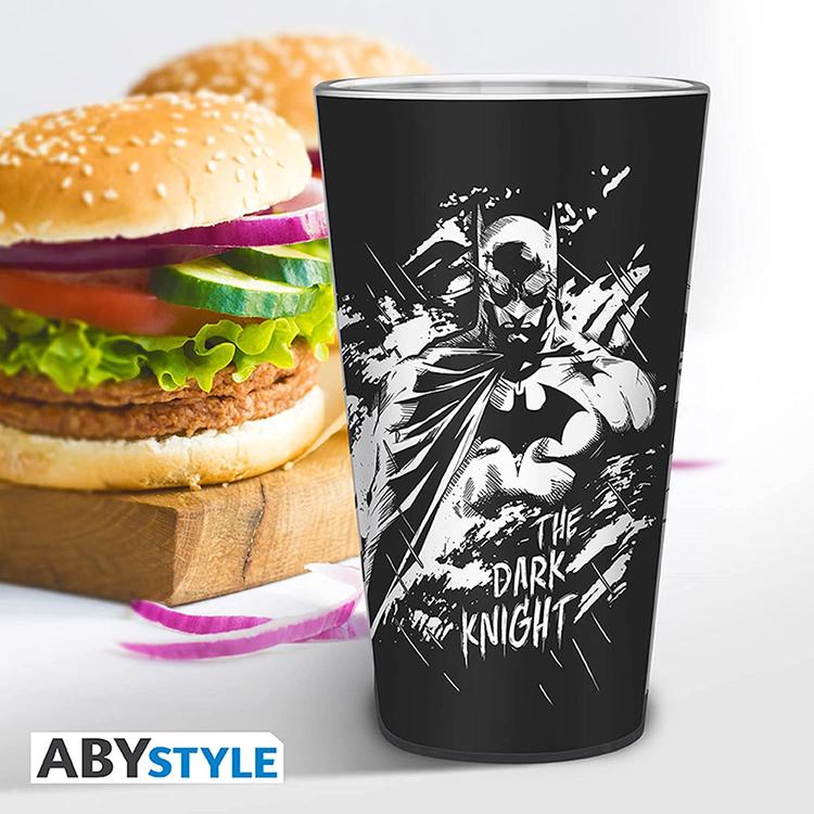 ABYstyle - Grand Verre 400 ml  -  DC Comic The dark knight