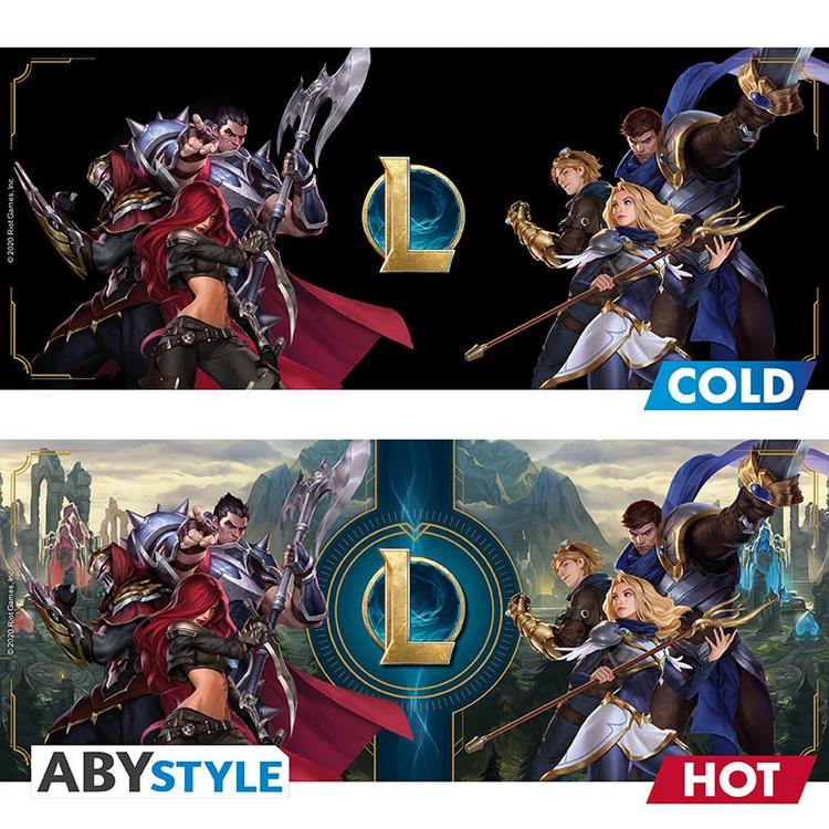 ABYstyle - Grande tasse thermo-réactive de 460 ml  -  League of legends
