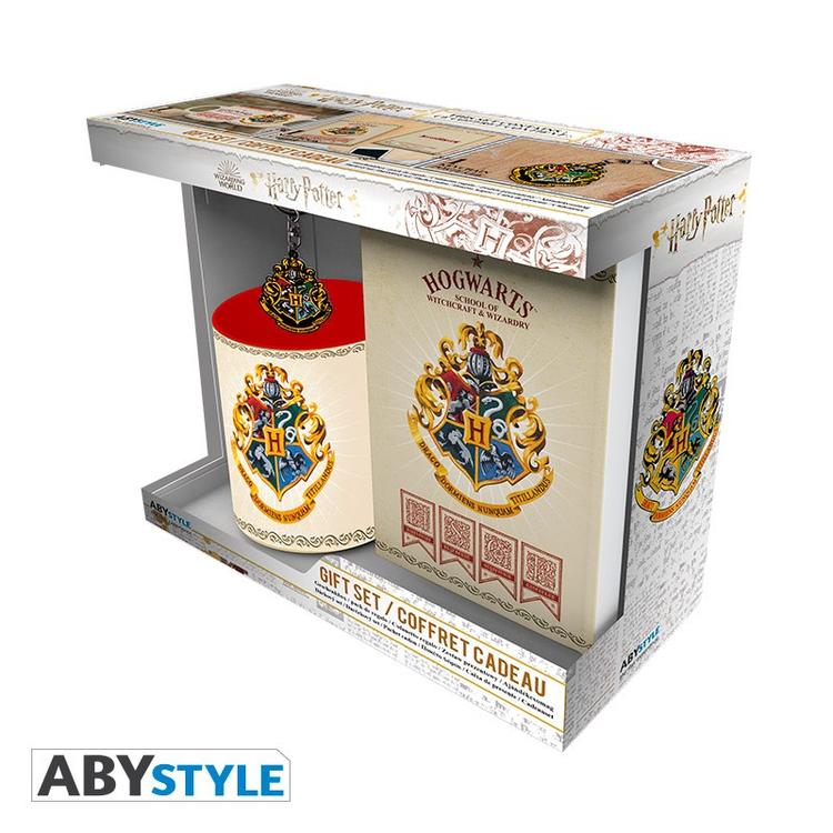 ABYstyle - Coffret Cadeau avec Tasse de 320 ml + porte-clé + cahier à noter  -  Wizarding World Harry Potter