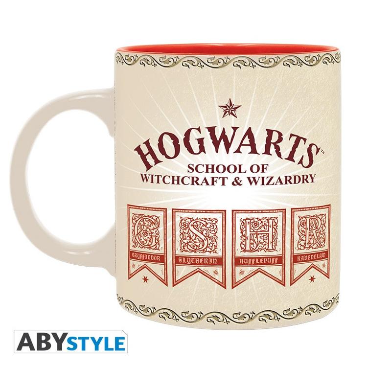 ABYstyle - Coffret Cadeau avec Tasse de 320 ml + porte-clé + cahier à noter  -  Wizarding World Harry Potter