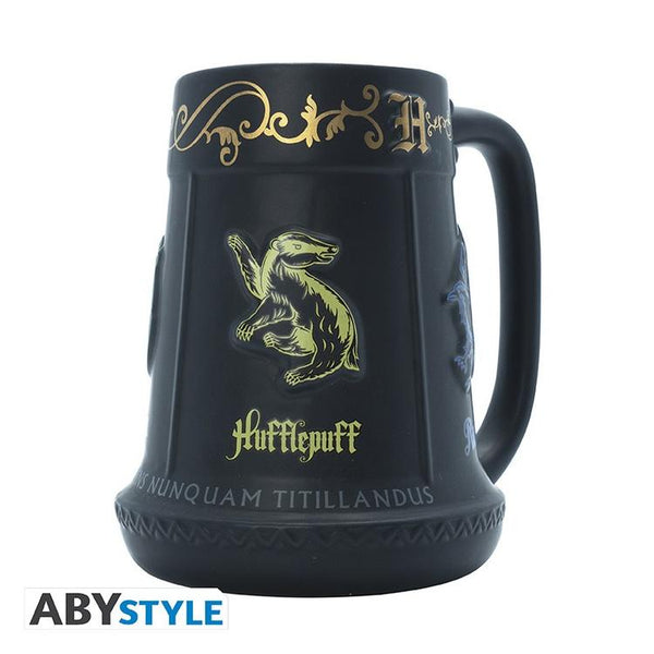 ABYstyle - Very large 3D mug of the 4 houses of 650 ml - Wizarding World Harry Potter -