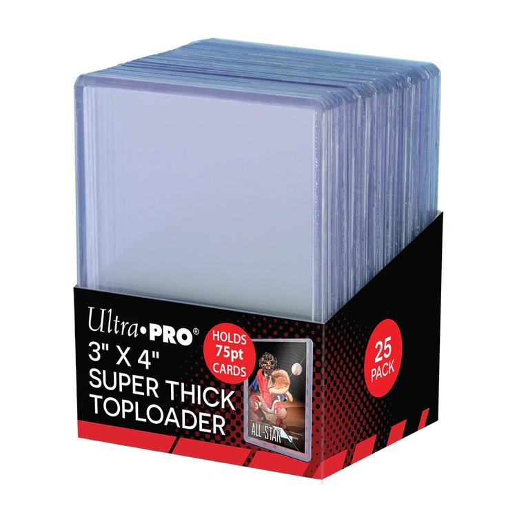 Ultra Pro - Paquet de TopLoader pour carte standard (3" X 4")