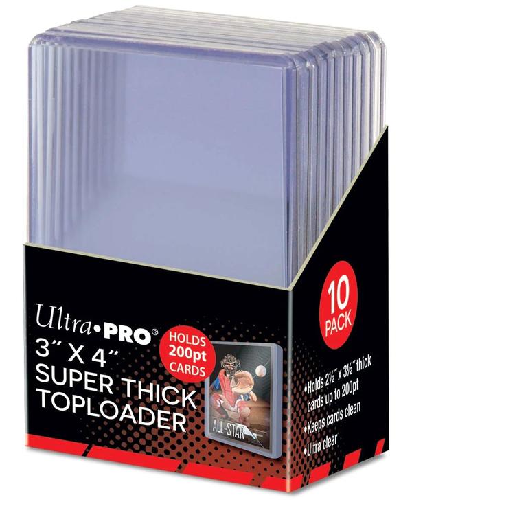 Ultra Pro - Paquet de TopLoader pour carte standard (3" X 4")