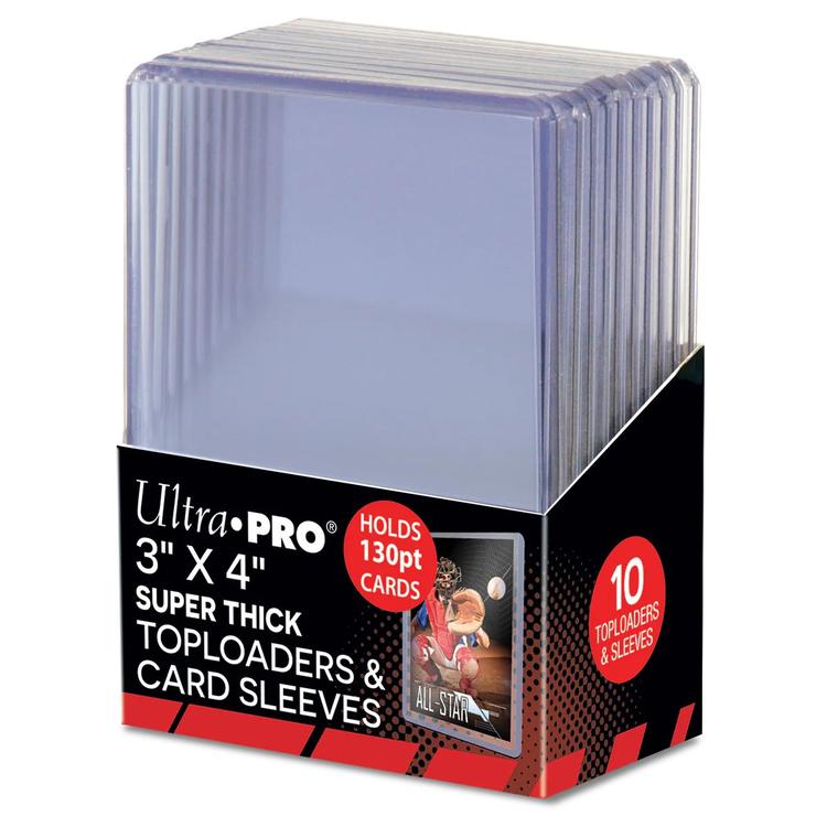 Ultra Pro - Paquet de TopLoader pour carte standard (3" X 4")
