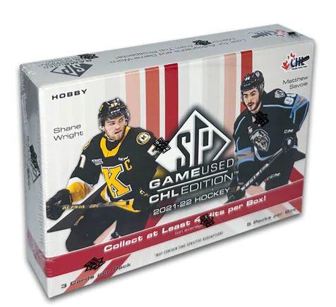 Upper Deck - Hobby Booster Box - SP Game used CHL edition 2021-22 Hockey