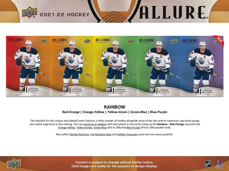 Upper Deck - Booster Hobby - 2021-22 Hockey Allure