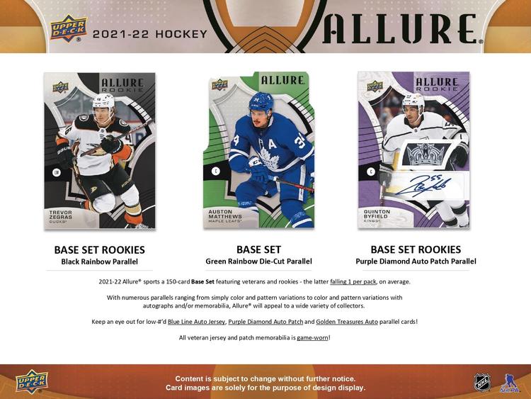 Upper Deck - Booster Hobby - 2021-22 Hockey Allure