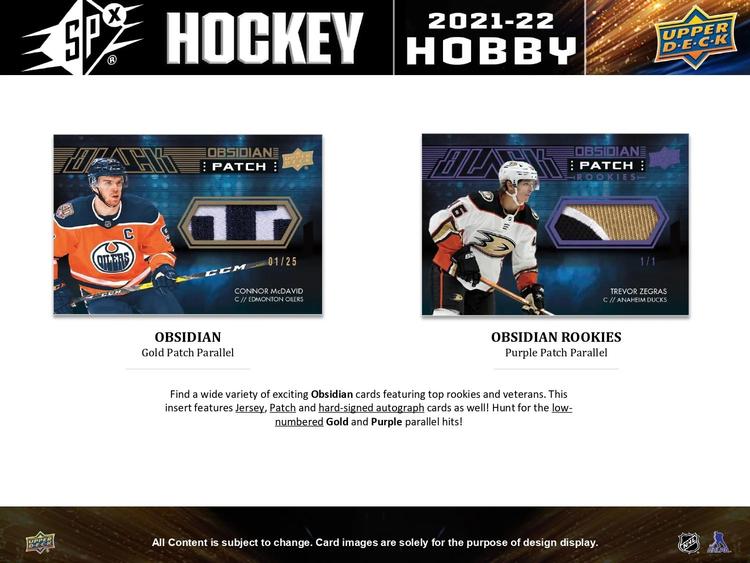 Upper Deck - Hobby Booster Box - SPX 2021-22 Hockey