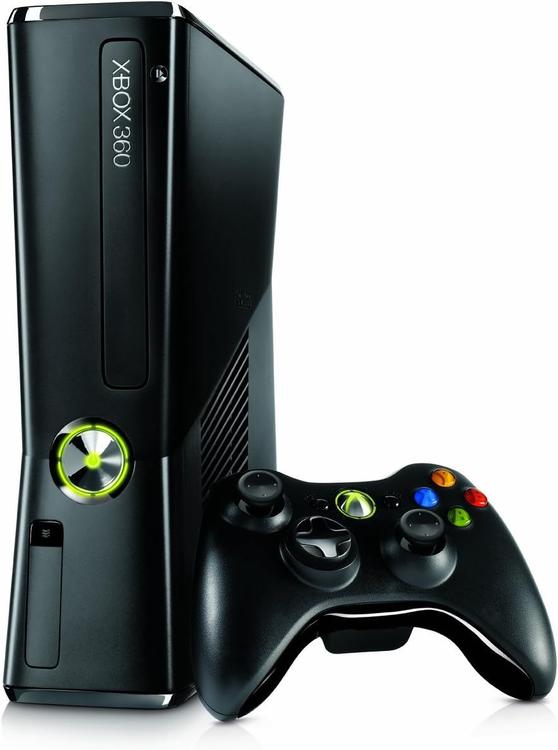 Microsoft Xbox 360 Modèle 2 (SLIM) - Noire - 120GB  ( Boîte non incluse ) (usagé)
