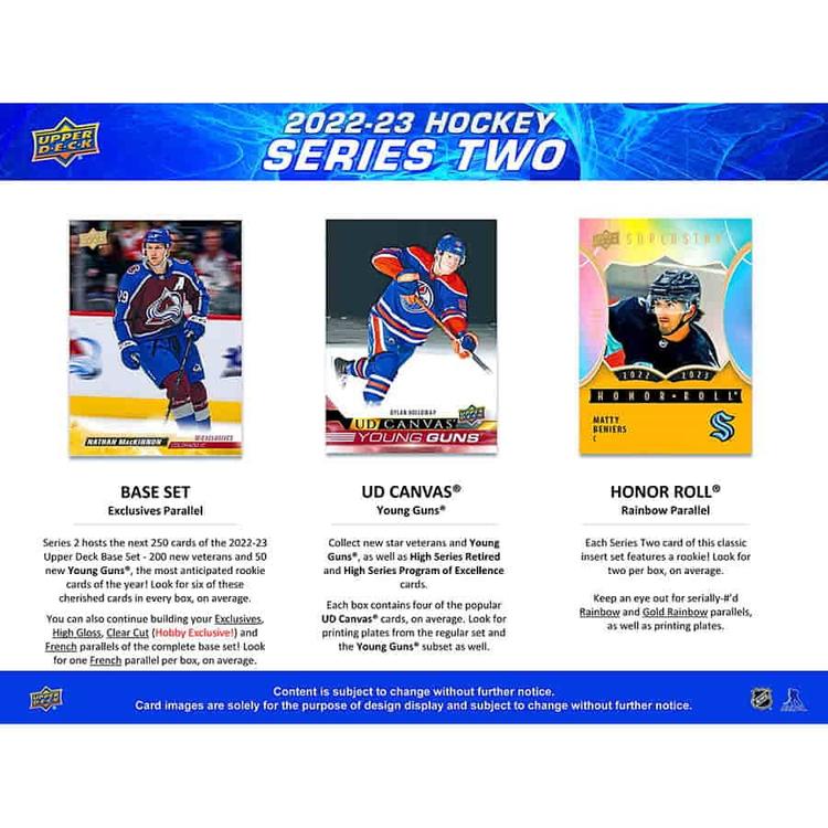 Upper Deck - Booster Hobby - 2022-23 hockey series two