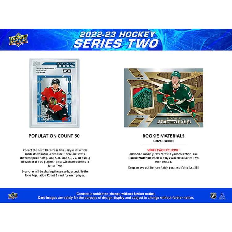 Upper Deck - Booster Hobby - 2022-23 hockey series two