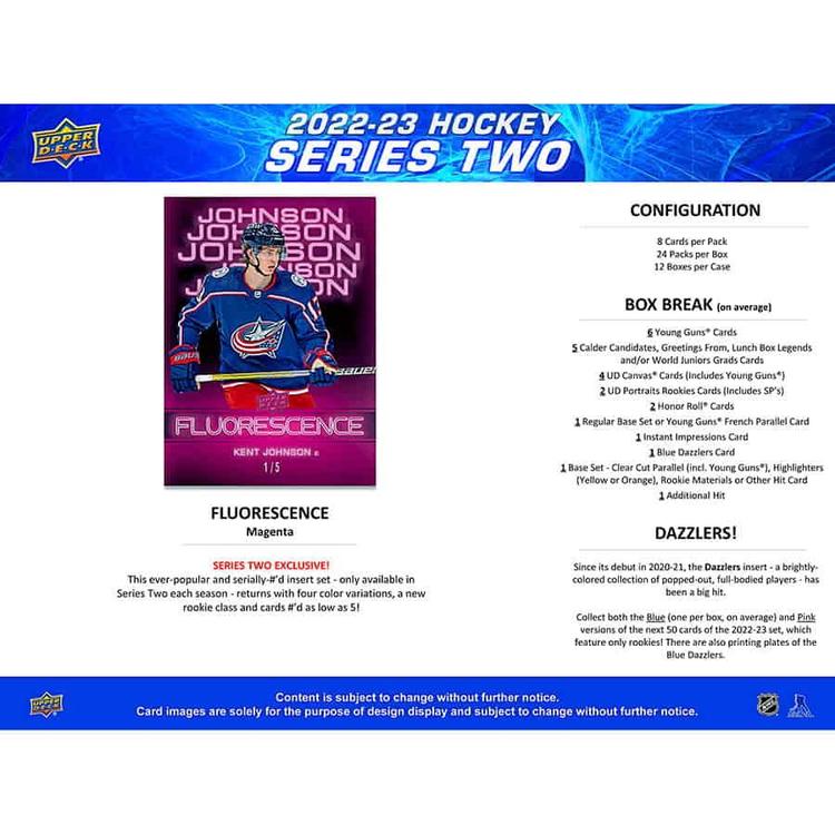 Upper Deck - Booster Hobby - 2022-23 hockey series two