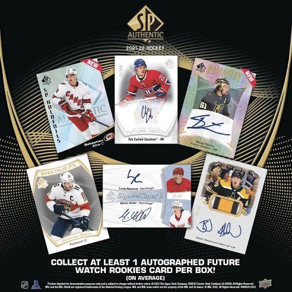 Upper Deck - Booster Hobby  -  SP Authentic 2021-22 Hockey