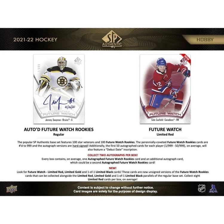 Upper Deck - Booster Hobby  -  SP Authentic 2021-22 Hockey