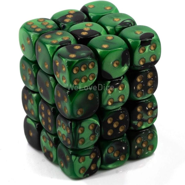 Chessex - Set of 36 dice 6 - 12mm
