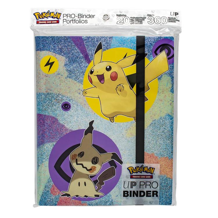 Ultra Pro - Portfolio 9 pochettes - 360 emplacements  -  Pokémon  -  Pikachu & Mimikyu