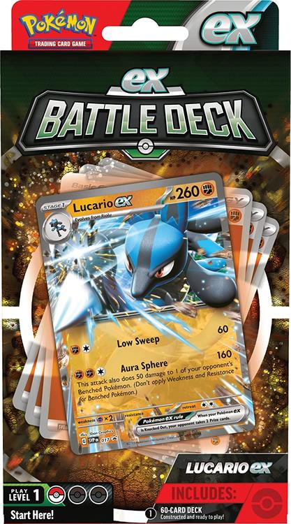 Pokémon - EX Battle deck  ( Ampharos ex / Lucrio ex )