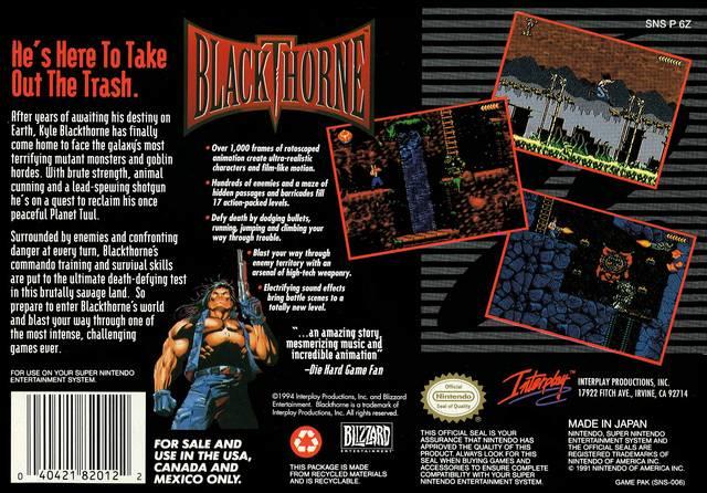 Blackthorne (used)
