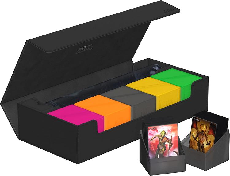 Ultimate Guard - Boîte de rangement pour 550+ cartes  -  Superhive Xenoskin  -  Noire
