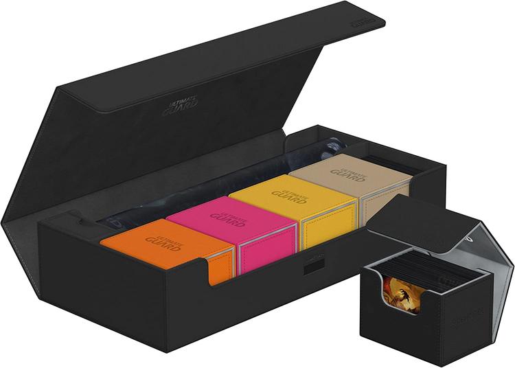 Ultimate Guard - Boîte de rangement pour 550+ cartes  -  Superhive Xenoskin  -  Noire