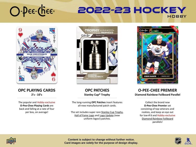 Upper Deck - Booster Hobby - 2022-23 O-Pee-Chee Hockey