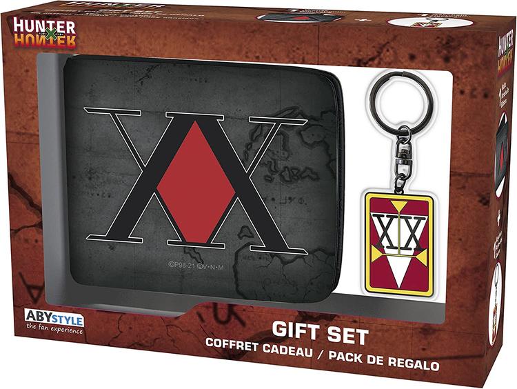 ABYstyle - Coffret cadeau  comprenant un portefeuille à deux volets et un Porte-clés  -  Hunter X Hunter