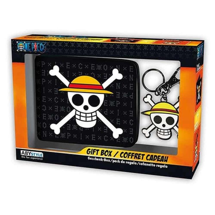ABYstyle - Coffret cadeau  comprenant un portefeuille à deux volets et un Porte-clés  -  One Piece